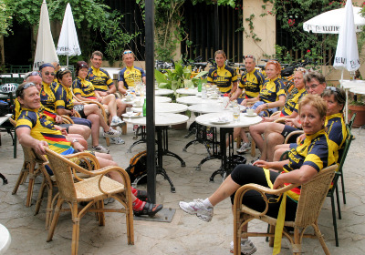 Eine "Plausch"-Radgruppe ist von einer Tagestour wohlbehalten zurück